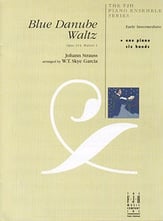Blue Danube Waltz piano sheet music cover
